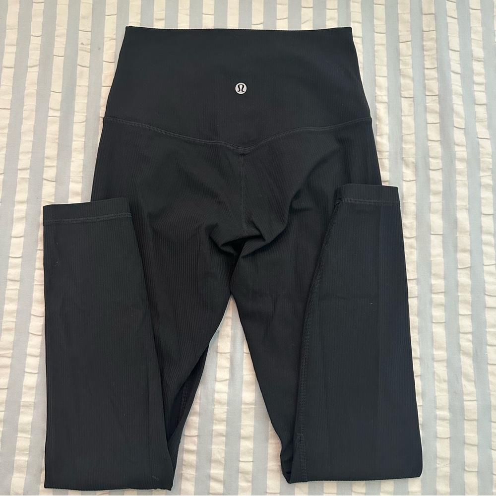 Lululemon Align Ribbed High Rise Pant 25” size 4 - Picture 3 of 5